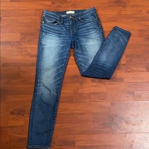 Madewell mid rise skinny jeans